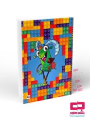 دفتر 48 برگ گلاسه بغل رنگی (کیفیت عالی)کد 402